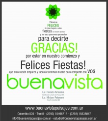 Buena Vista les desea unas felices fiestas y buen 2012!!!